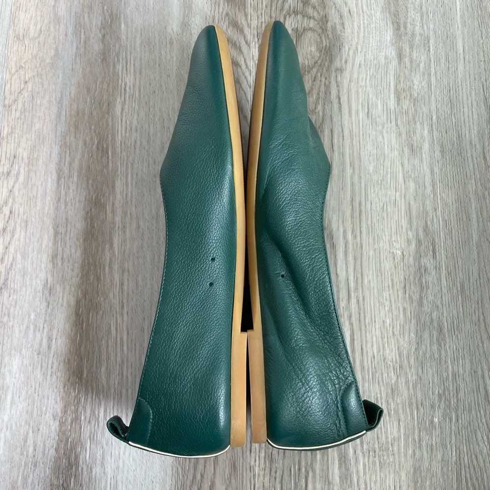 Everlane Day Glove Flats Ivy Green - Picture 3 of 7